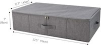 Haute qualité sous le lit poubelle de rangement sac vêtements couvertures drap de lit couette housse de couette ensemble placard organisateur boîte avec couvercles poignée