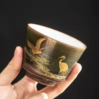 Чайные чашки, китайский чайный набор кунг-фу, новые рельефные чайные чашки, чайные наборы из керамики в стиле кунг-фу