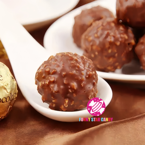 Großhandel Snack 24pcs Knusprige Nuss Erdnuss Schokoladen ball Candy Sweet Dark Milk Compound Goldene Schokolade - Product Image 3