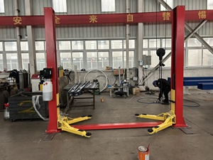 4T mobil dua tiang lantai/kolom ganda angkat mobil kolom ganda/dua Jack Auto Hoist hidrolik