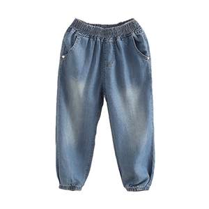 Fábrica de Jeans en Guangzhou, Jeans Coreanos para Niñas, Jeans de Mezclilla para Niños, Personalizados, Se Busca Distribuidor de Productos Nuevos - Product Image 1