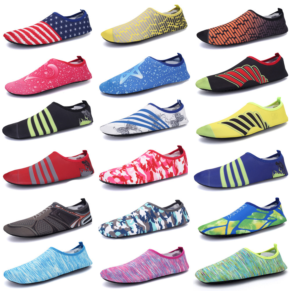 Outdoor Upstream Beach Swimming Shoes Lovers Diving Skin Yoga Shoes Water Park Wading Shoes Sock Wholesale