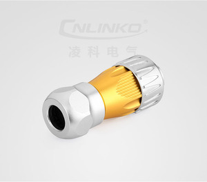 Cnlinko DH24 RJ45 <span class=keywords><strong>Ethernet</strong></span> <span class=keywords><strong>LAN</strong></span> RJ45 Kết nối công nghiệp kim loại không thấm nước RJ45 cắm - Product Image 5