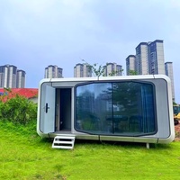 Maison préfabriquée de luxe sur mesure, directement de l'usine, pour complexe hôtelier, camping, mini-maison, maison préfabriquée, hôtel capsule spatiale extérieur, à vendre