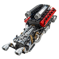 EIKEE Y15007 Nouveauté 2026 MOC City Sport V12 Kits de Modélisme Moteur Briques de Présentation Cadeau Éducatif pour Adulte 2155 Pièces Ensembles de Blocs de Construction
