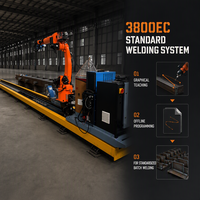 Robot Pengelasan Otomatis 7-Axis CorBeil SA12/2000H dengan Pemindaian Laser RX7 untuk Bengkel Fabrikasi Box Girder