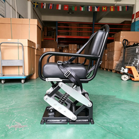 Base de siège marine amortissante en aluminium avec suspension mécanique pour sièges de bateau, chaises marines OEM ODM