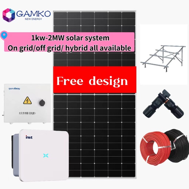 Solar Energy System 10kw on Grid Solar System for Home System Use off Grid Hybrid Available 1kw-2MW Free Design