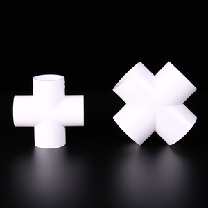 Raccords de tuyauterie en PVC à diamètre égal, 20-160 mm, épaissis, résistants à la corrosion, accessoires de raccordement pour l'alimentation en eau - Product Image 4