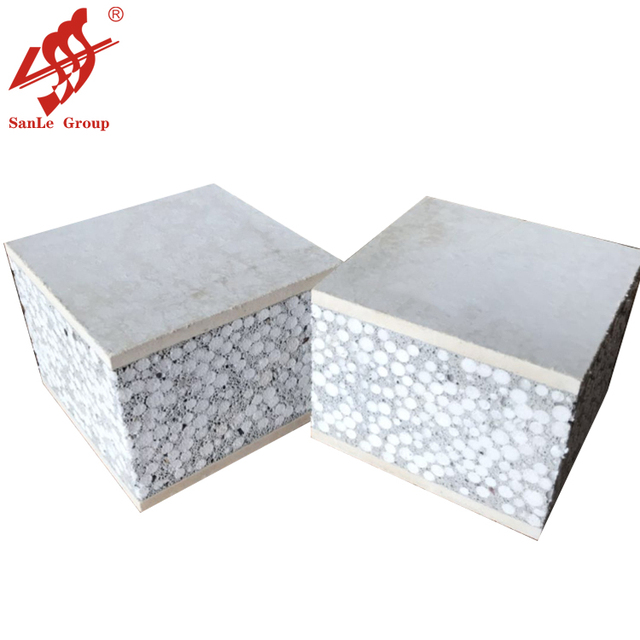 Non-Asbestos EPS Fiber Cement Sandwich Panel Precast Concrete Eps Cement Wall Board for Exterior Building Application