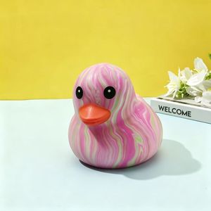 Wholesale Jumbo Squishy Duck Fidget Toy with Window <b>Gift</b> <b>Box</b> Novelty Tie Dye Pattern Soft <b>Large</b> Duck Squeeze Toy - Product Image 2