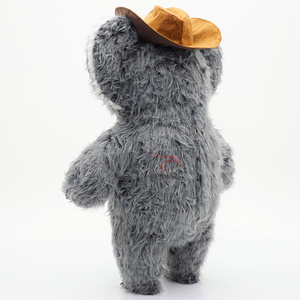 <span class=keywords><strong>Costume</strong></span> de mascotte <span class=keywords><strong>gonflable</strong></span> Koala avec chapeau de <span class=keywords><strong>cowboy</strong></span>, <span class=keywords><strong>costume</strong></span> de personnage ambulant en peluche de haute qualité pour fête/événement/cosplay - Product Image 5