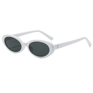 Lunettes de soleil ovales rétro pour femmes, monture intégrale, polarisées UV400, style décontracté - Product Image 2