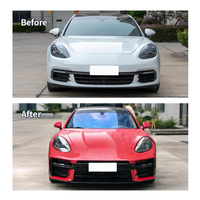 Kits de carrosserie Tegarry 971 pour Porsche Panamera 2017-2023 : Améliorez votre ancien modèle 971 en nouveau modèle 976 2025 Turbo, avec un pare-chocs avant simplifié et des kits de carrosserie arrière 1:1 JHBSJ056