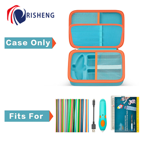 Étui de voyage rigide en EVA pour <span class=keywords><strong>3Doodler</strong></span> Start+ Essentials, pour ensemble de stylos d'impression 3D, protection antichoc, sac de transport et de rangement pour stylo 3D - Product Image 2
