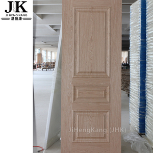 Puerta de MDF Laminado con Chapa de Madera JHK-S06, con Textura de Caoba, Interior Moderno para Uso en Hoteles, <span class=keywords><strong>Acabado</strong></span> Impermeable, Certificado E1 HCHO - Product Image 5