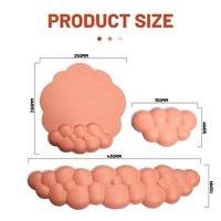 Gradient Cloud Gaming Clavier Tapis de Souris Cloud Tapis de Souris Ergonomique Laika Mousse à Mémoire Support Antidérapant Tapis de Souris pour Bureau Maison