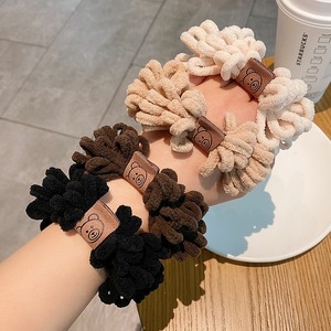 Plush Braided Hair <b>Tie</b> Mixed Colors Casual Headband For Women Autumn Winter Style - Product Image 1