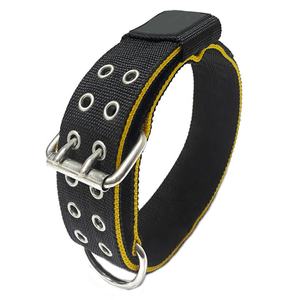 <span class=keywords><strong>Popular</strong></span> Nylon 4 Capas Correas Ajustable Logotipo personalizado Heavy Duty Pet Dog Collar de entrenamiento para perros - Product Image 3