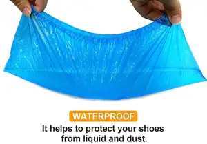 غطاء عزل الحذاء الطبي S & J, غطاء الحذاء الطبي المضاد للماء غير منسوج وغير منسوج من مادة البولي بروبلين غير قابل للانزلاق وغير قابل لإعادة الاستعمال