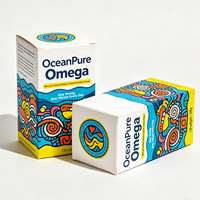 Emballage personnalisé pour pilules médicales, boîte à médicaments pour pharmacie, emballage imprimé pour produits de santé, boîte en papier pour compléments alimentaires