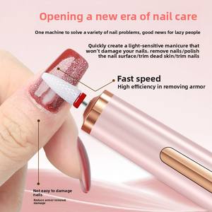 Nine-Speed Pen-Shaped ABS <strong>Nail</strong> <strong>Polishing</strong> Machine High-Speed 18000 RPM Multifunctional Curing Lamp Two-in-One Electric <strong>Nail</strong> MJ-02 - Product Image 3
