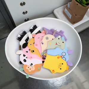 Gants de douche en coton pur à motif <span class=keywords><strong>panda</strong></span> rose mignon, éponge exfoliante pour animaux, brosse légère, gants de bain 19*19cm pour le soin du corps - Product Image 6