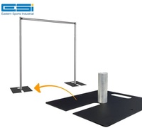 Kit de tringles et rideaux réglables ESI Heavy Duty avec rideaux de fond pour la vente