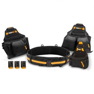BSCI Electrician's technician's heavy-duty waist <b>work</b> <b>pouch</b> made of canvas with an adjustable polyester belt - Product Image 3