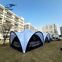 Tente gonflable ignifuge pour événements, structure hermétique, taille personnalisée pour événements d'entreprise, activités sportives, camping en bord de mer, promotion