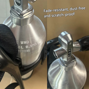 Cilindro DE BUCEO DE ALUMINIO Premium 6061, válvula HS de Taiwán aprobada por la CE DE LA UE, sin polvo ni arañazos, tanque de buceo <span class=keywords><strong>para</strong></span> buceo - Product Image 5