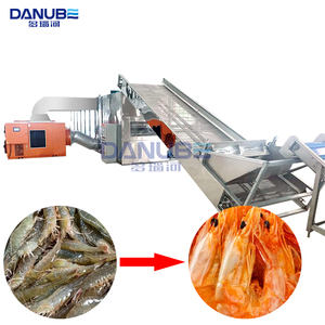 High Effective Mesh Belt Dryer Seafood Drying Machine Shrimp Cleaning and Drying Processing Machine Meat Drying Machinery - Product Image 1