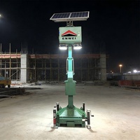 Éclairage agricole portable et facile à installer, lampes LED solaires, tours d'éclairage, panneaux solaires, tour d'éclairage