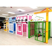Fomenta las Habilidades Sociales con Juegos de Rol, Equipo de Juegos Interior para Niños que Permite a los Niños Interactuar en su Centro.