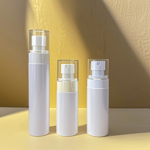 White PET Serum <b>Pump</b> <b>Bottle</b> 30ml 50ml 60ml 80ml 100ml 120ml Mist Spray <b>Pump</b> <b>Bottle</b> for Lotion - Product Image 1