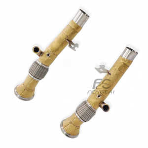Tuberías de Escape Aisladas en Oro para Ferrari 296 GTB V6 3.0T 2021-2024, Acero Inoxidable, Mejora del Rendimiento del Vehículo - Product Image 6