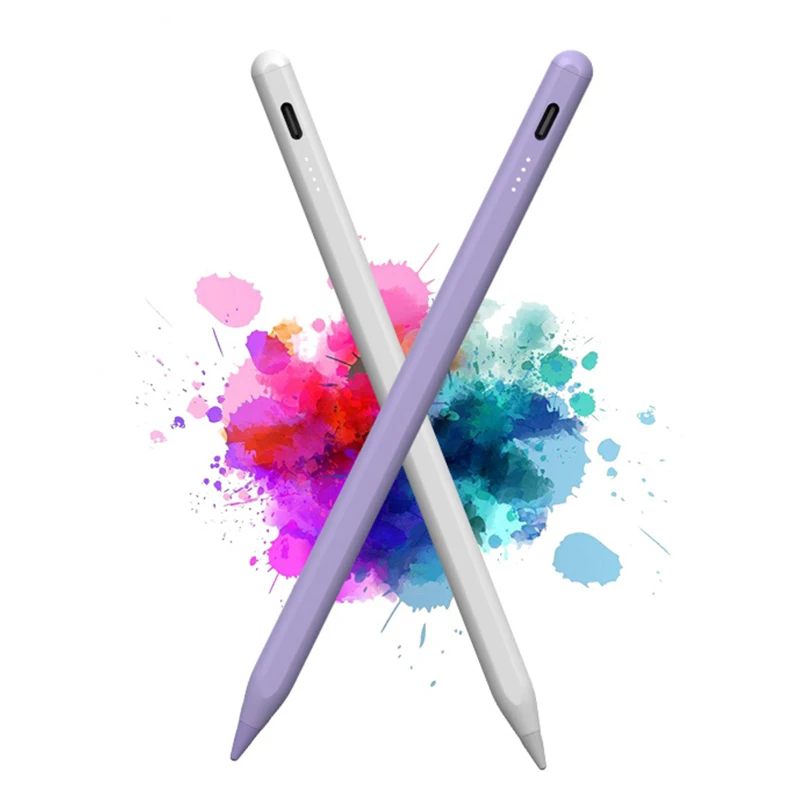 Rexiao 2021 новая функция наклона высокой точности 4 светодиодный световой индикатор металла ладони отказ от стилус для сенсорного экрана, карандаш для планшет