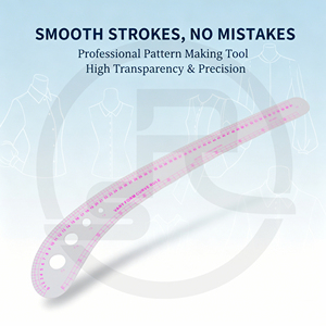 Regla Curva Transparente <span class=keywords><strong>de</strong></span> PVC <span class=keywords><strong>de</strong></span> 61 cm, Modelo 6261, para Diseño <span class=keywords><strong>de</strong></span> Patrones <span class=keywords><strong>de</strong></span> Ropa <span class=keywords><strong>y</strong></span> Escalado <span class=keywords><strong>de</strong></span> Tallas - Product Image 1