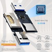 Lecteur de carte SD externe USB3.0, adaptateur 5Gbps prenant en charge SDHC RS-MMC Micro SDXC et pour