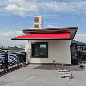 Toldo Retráctil Extensible de Estilo Colgante <span class=keywords><strong>para</strong></span> Techo, Protección Solar <span class=keywords><strong>y</strong></span> contra la Lluvia, Impermeable, de Aleación de Aluminio <span class=keywords><strong>para</strong></span> Balcón - Product Image 4