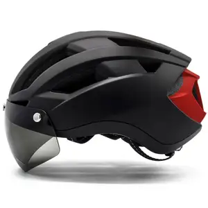 LEDライトライトオートバイ用ヘッドランプ付きオートバイの安全性ヘルメットスマートランランニングブレーキ自転車ヘルメット