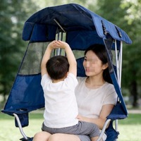 Chaise pliante minimaliste d'extérieur - Mobilier portable pour camping et pique-nique, structure en fer avec corde PE et tissu Oxford