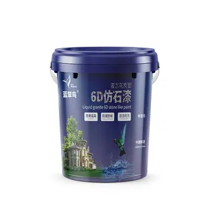 Blue Kingfisher High Quality Acrylic Shoe Paint Waterproof Spray For Concrete Faux Effect Stone Paint