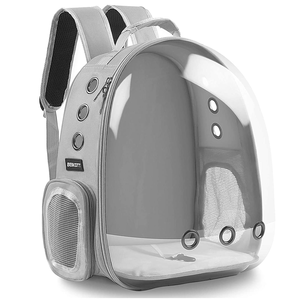 Breathable <b>Lightweight</b> Oxford & Nylon Large Capacity Portable Transparent Cat and Dog Travel Carrier Pet <b>Backpack</b> - Product Image 1