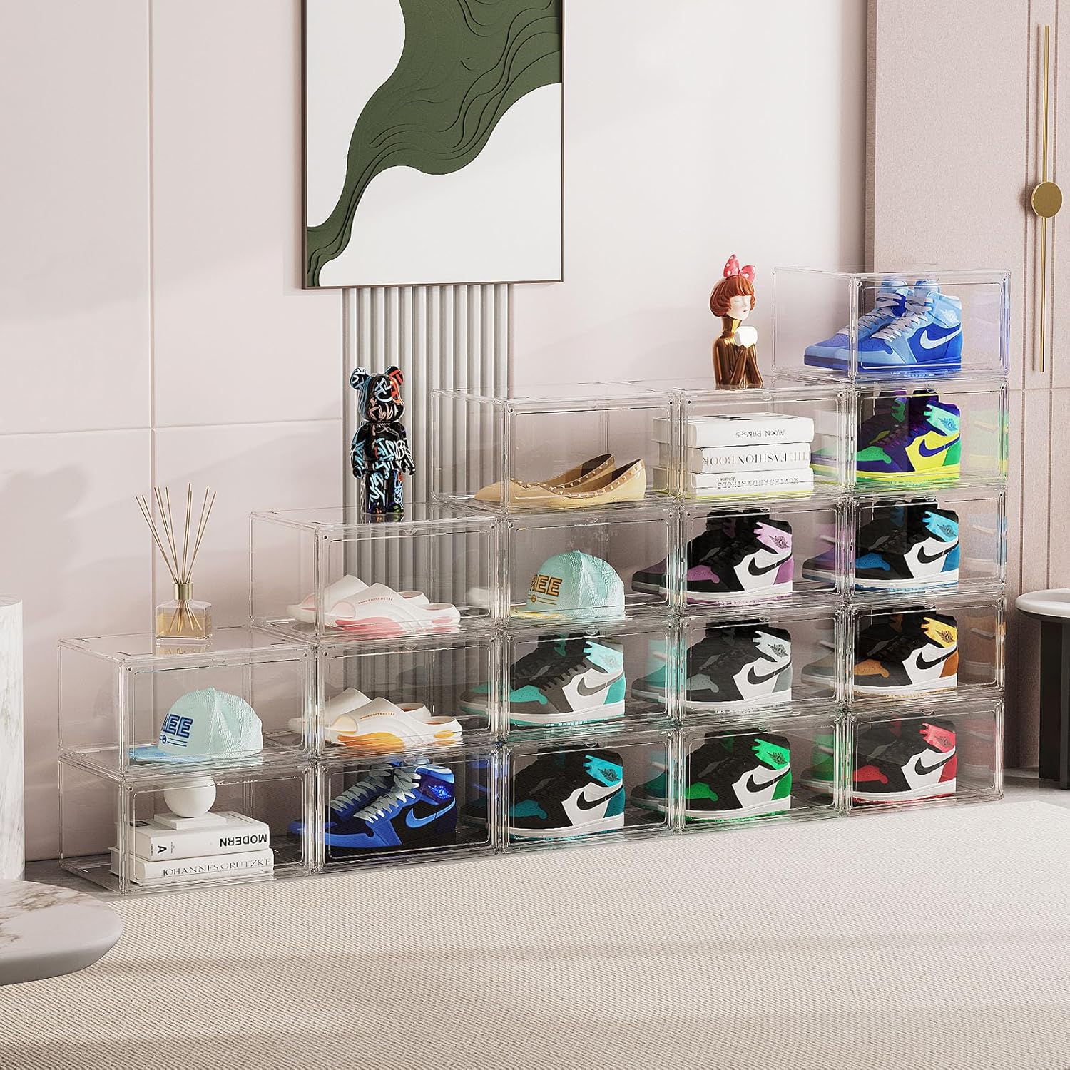 Acrylic Shoe Box - Clear Display for Air Jordan Sneakers