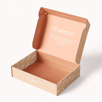Emballage de courrier artisanal Boîte en carton ondulé Boîte d'expédition brune Fournisseur Boîtes d'expédition personnalisées 9x6x3 pour extensions de cheveux