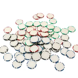 High Quality 40mm Custom Ceramic Poker Chips Printing Gambling Clay ABS Chips Custom Casino Ceramic Poker Chip