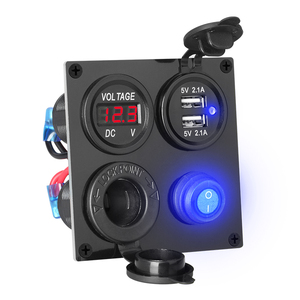 OEM Kit xe phụ kiện Rock bảng chuyển đổi USB 2.1A + 2.1A xe sạc UTV chuyển đổi bảng điều khiển - Product Image 1