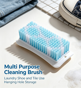 Brosse de nettoyage en plastique à poils rigides en silicone pour le linge, le nettoyage des vêtements, le lavage des chaussures et l'entretien ménager - Product Image 3