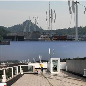 Éolienne montée sur le toit 1000w 2000w <span class=keywords><strong>3000w</strong></span> Éolienne à axe vertical Éolienne Maglev pour l'Europe et les États-Unis - Product Image 3